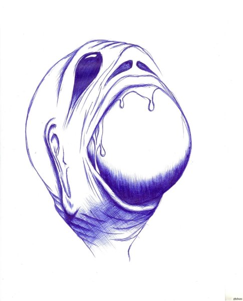 Зарисовки для новичков ручкой