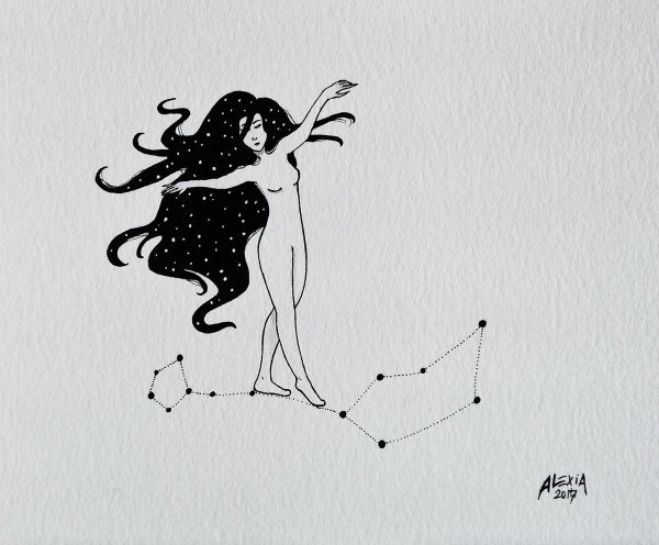 Созвездия эскиз