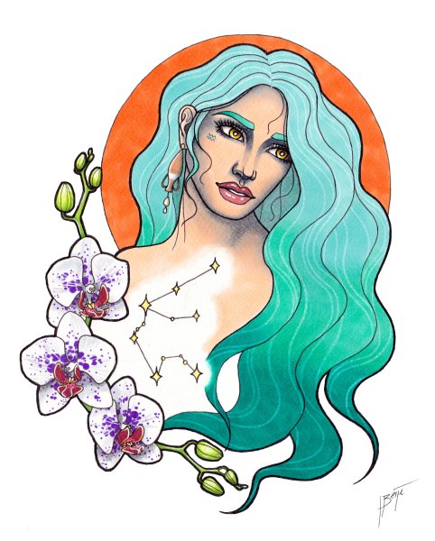 Водолей знак зодиака рисунок