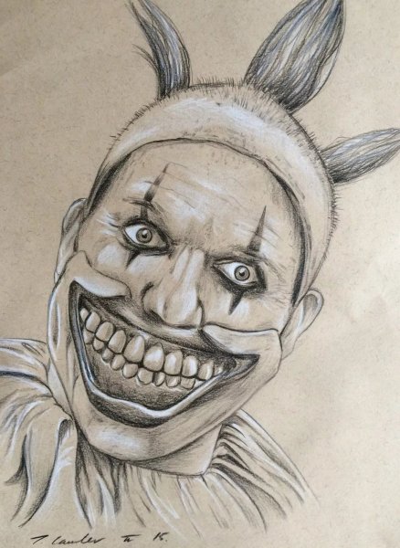 Страшные картины карандашом