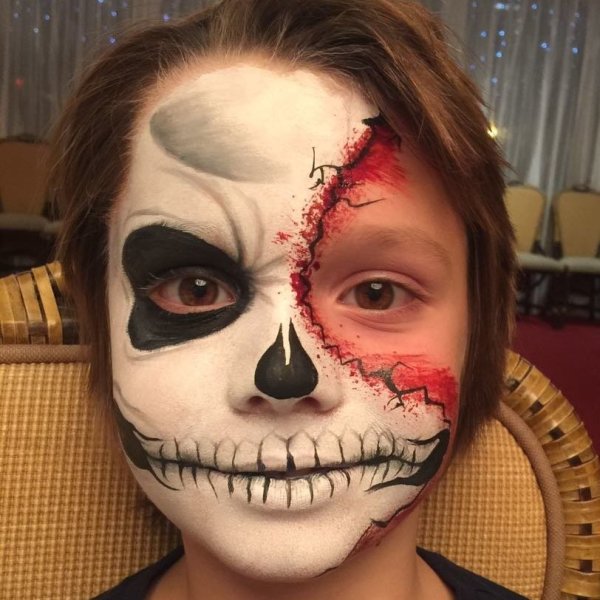 Грим на Хэллоуин легко и просто