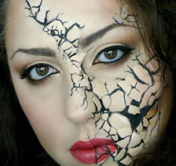 Грим для Хэллоуина мужской