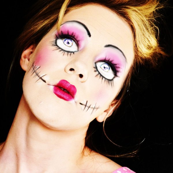 Красивый макияж на Хэллоуин
