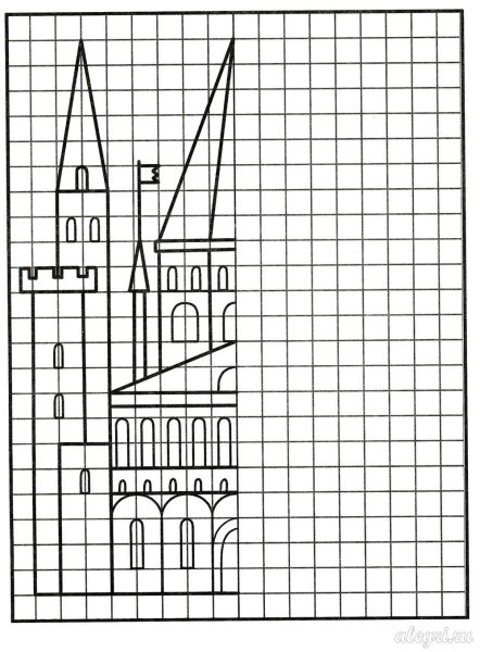 Симметричное рисование по клеткам