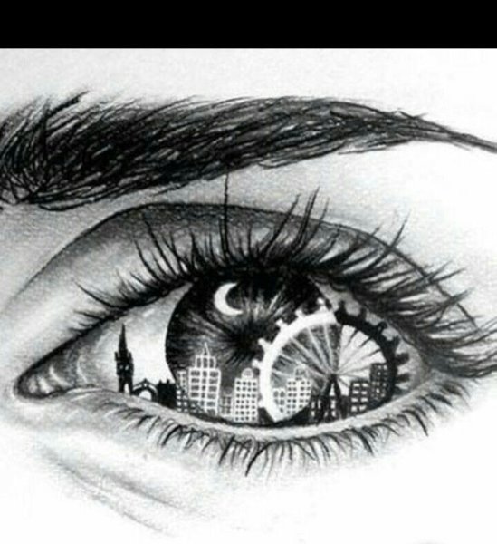 Эскиз красивые глаза