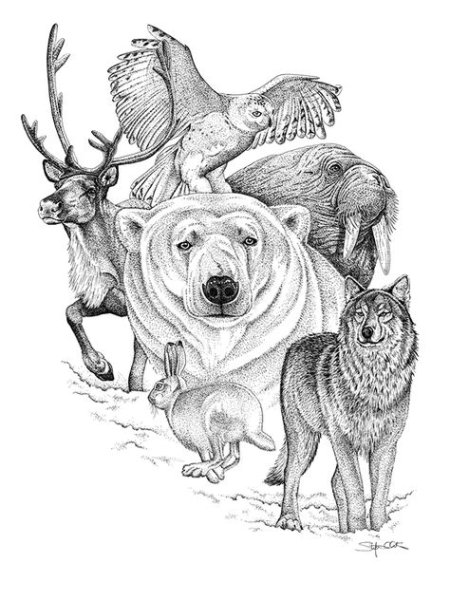 Картины для выжигания сложные