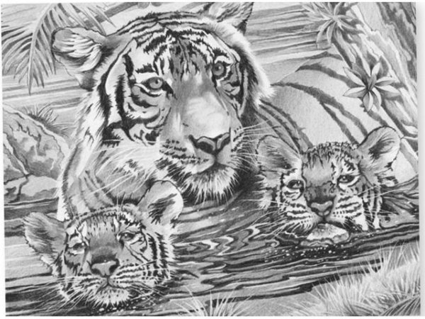 Олень для выжигания