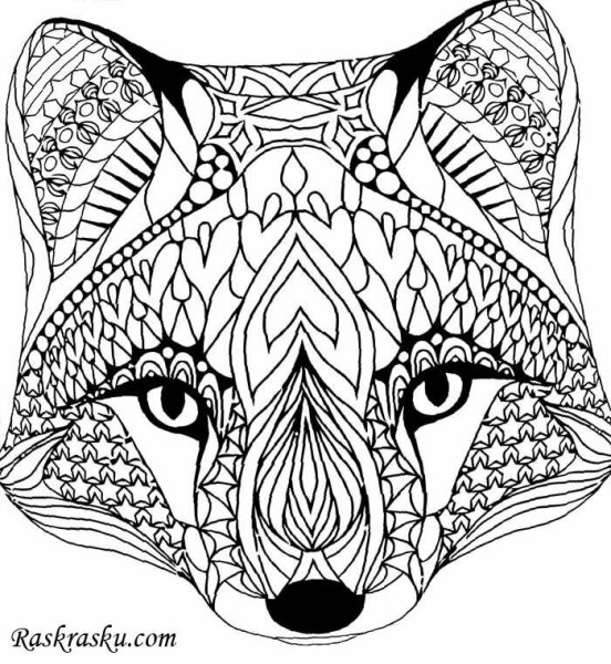 Раскраска антистресс Единорог