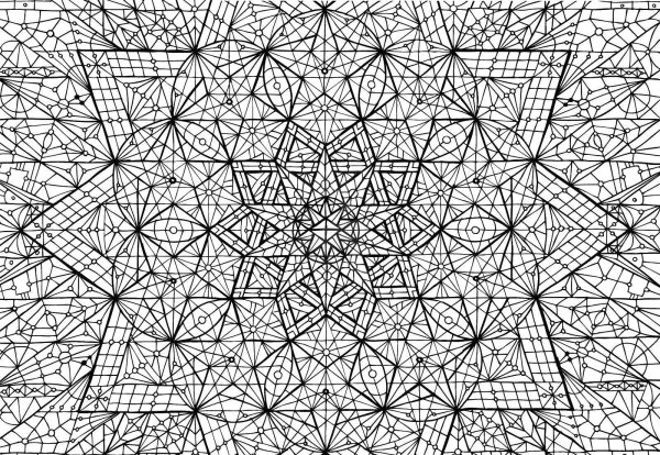 Сложные геометрические узоры