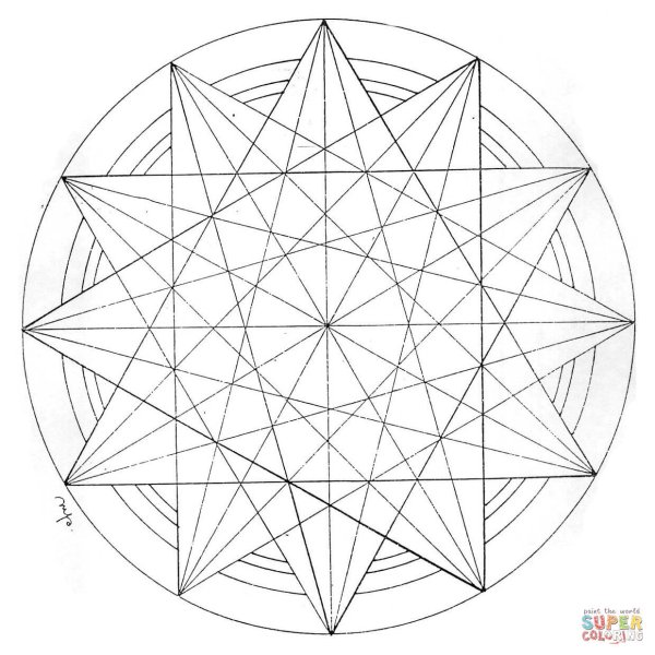 Мандала Геометрическая