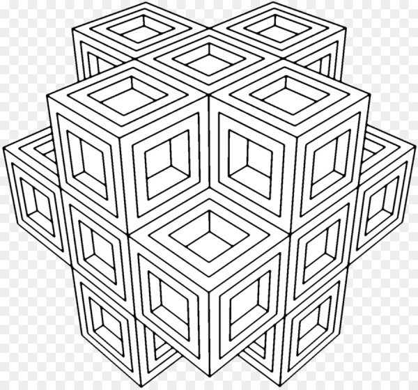 Сложный геометрический орнамент