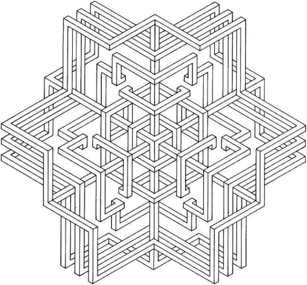 Сложные геометрические узоры