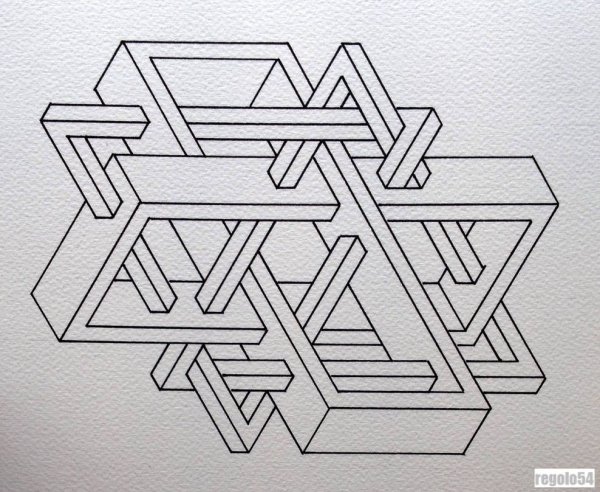 Треугольник Пенроуза Морис Эшер