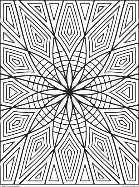 Сложные геометрические узоры