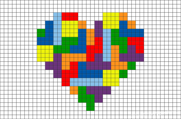 Рисунки по клеточкам в тетради