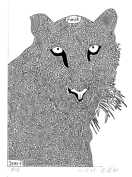 Лабиринт для 7 лет сложные