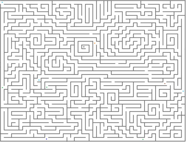 Лабиринт на внимание
