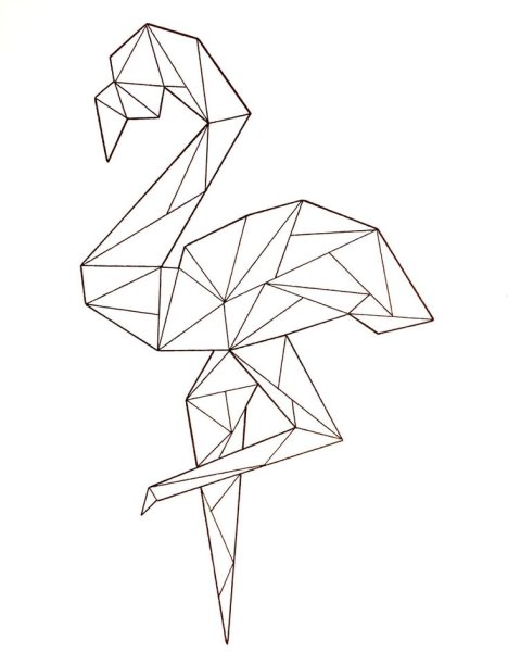 Рисунок из геометрических фигу