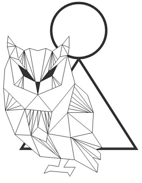 Рисунок из фигур геометрических профессиональные