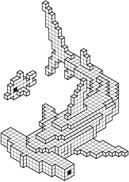 Дракон из МАЙНКРАФТА раскраска