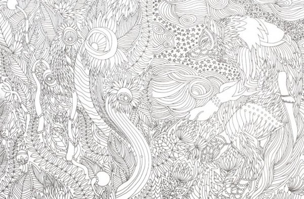 Раскраски антистресс сложные