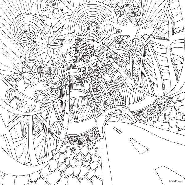 Раскраска антистресс магия