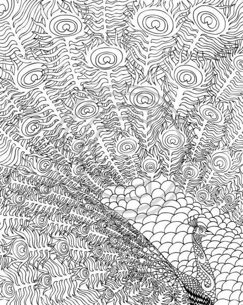 Раскраски для девочек сложные