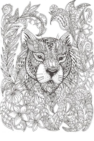 Раскраски сложные