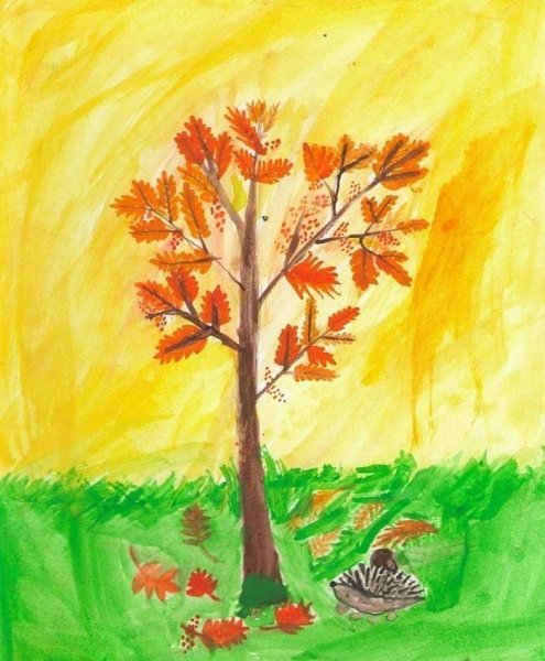 Рисование Золотая очень