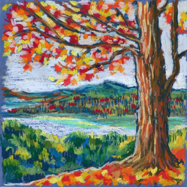 Осень в Забайкалье рисунки