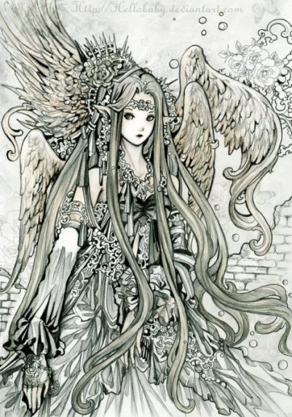 Аниме рисунки сложные