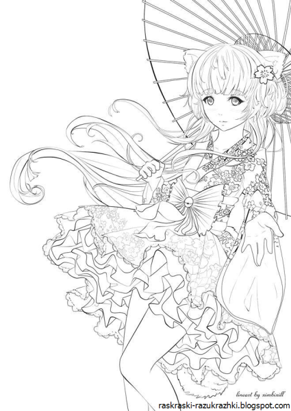 Аниме для срисовки