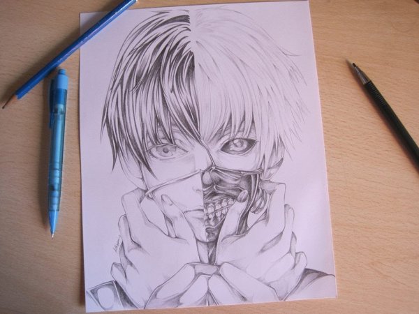 Аниме рисунки карандашом для срисовки