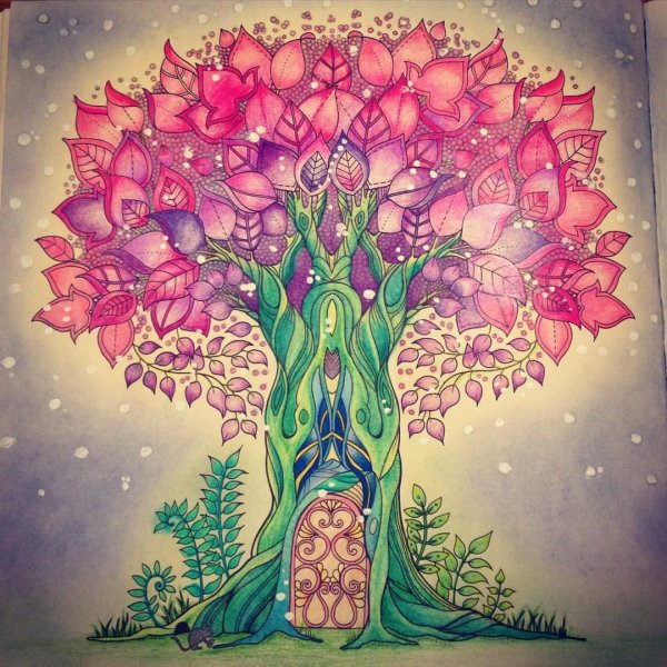 Дерево антистресс Раскрашенные