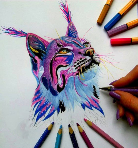 Красивые рисунки фломастерами