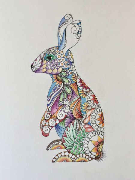 Животные в стиле Зентангл