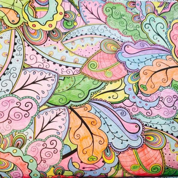 Красивые узоры цветные