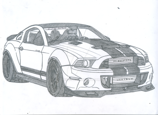 Shelby gt500 SVT чертежи