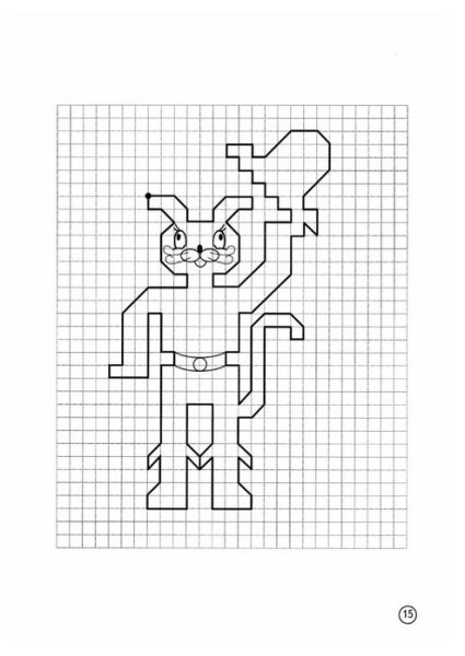 Графическое рисование по клеточкам