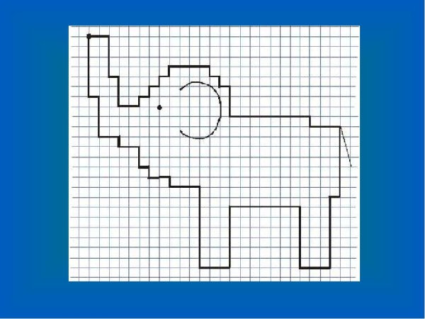 Графический диктант для детей 7 лет