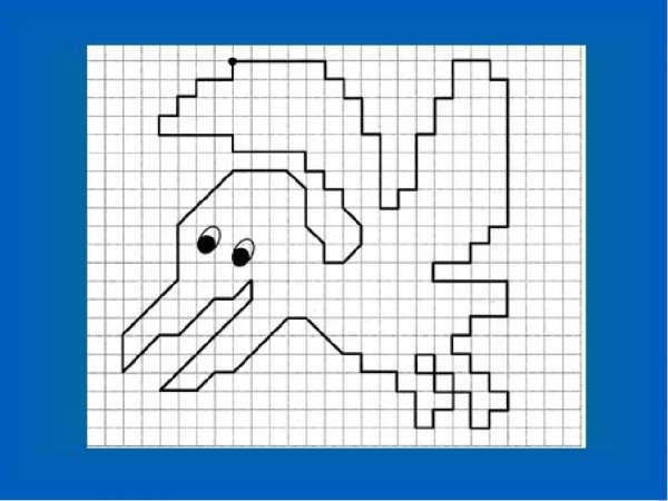 Графический диктант корова