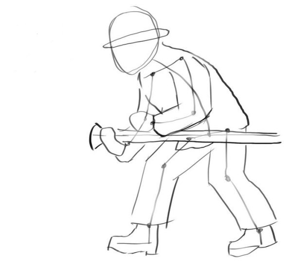 Пожарный рисунок