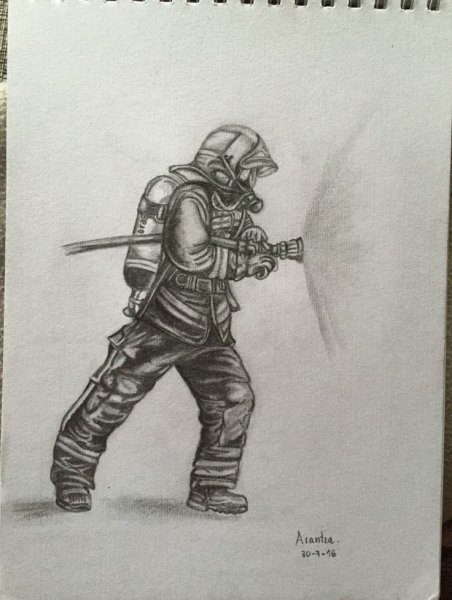 Раскраски на тему пожар