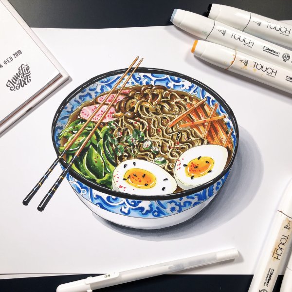 Скетчинг еда