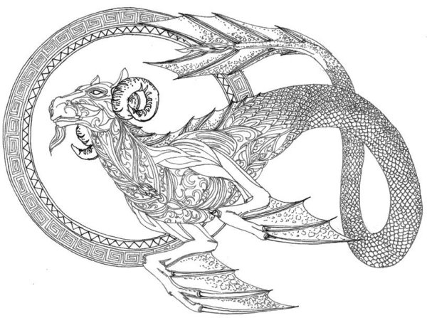 Мандала дракон