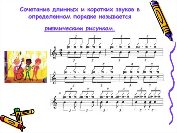 Звуки длинные и короткие