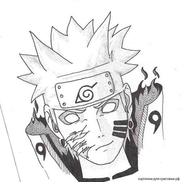 Манга Наруто для срисовки