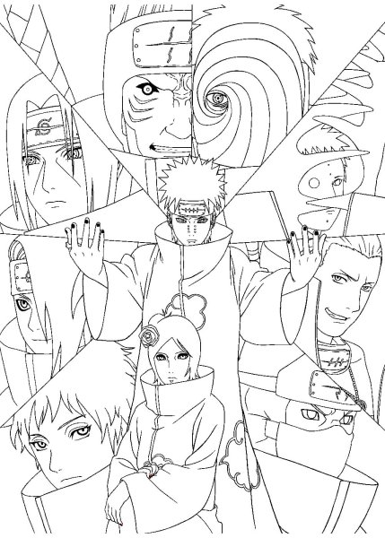 Аниме Манга Наруто Акацуки