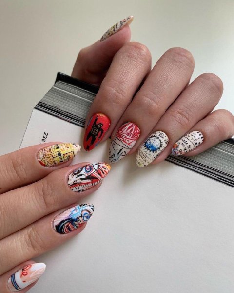 Сложный маникюр