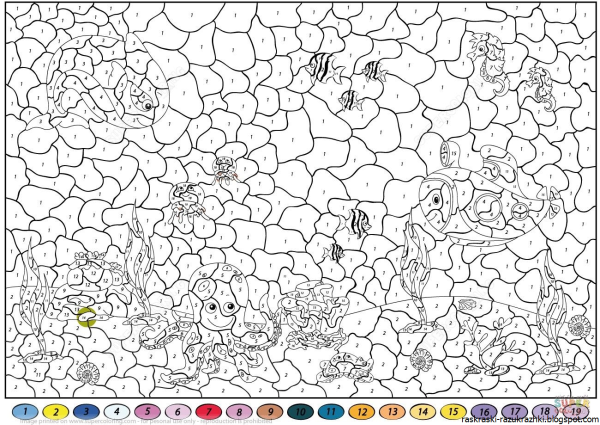 Картина по номерам раскраска